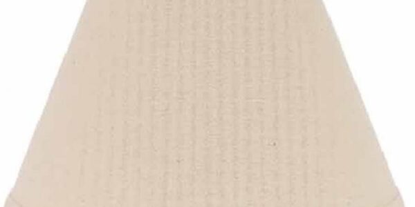 Farmhouse Solid Lampshade Buttermilk 12 inch  Regular Clip