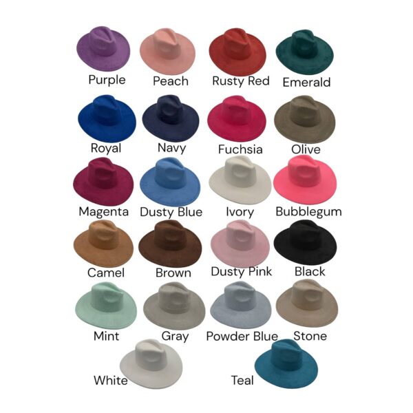 Wide Brim Hat Blank W/O Hat Band.  Hat Blank For Engraving