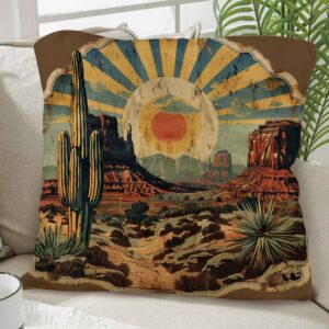 faire_b20_13 Baha Ranch Southwestern Desert Pillow Case Made in America